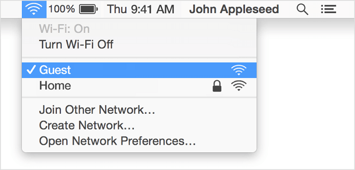 sprawdź Wi-Fi na Macu