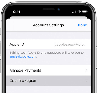 edytuj adres Apple ID