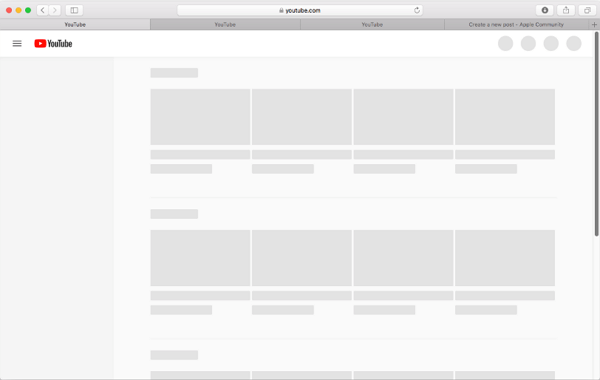 YouTube nie działa w Safari