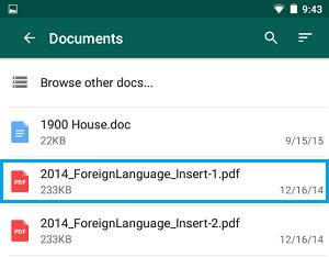 plik pdf konwersacji whatsapp z pdf android