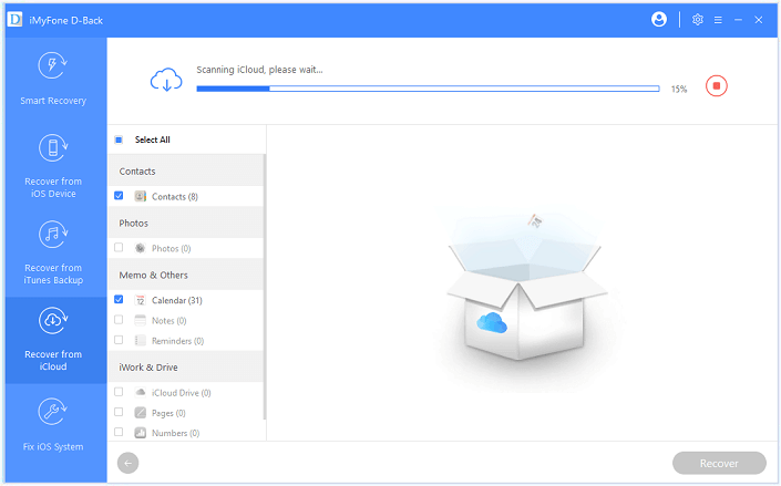 d prowadnica tylna odzyskiwanie z zestawu icloud krok 4