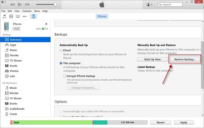 kopia zapasowa itunes