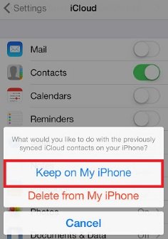 zachowaj kontakty na iPhonie