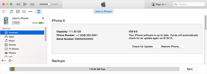 Przywróć iPhone'a do ustawień fabrycznych za pomocą iTunes