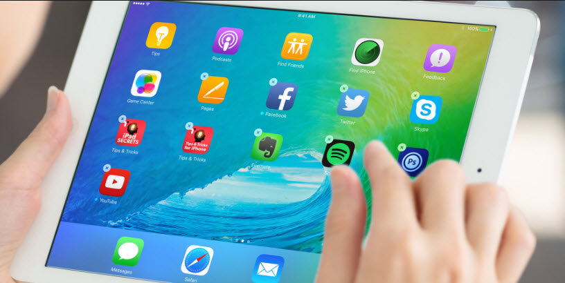 organizuj aplikacje na iPadzie