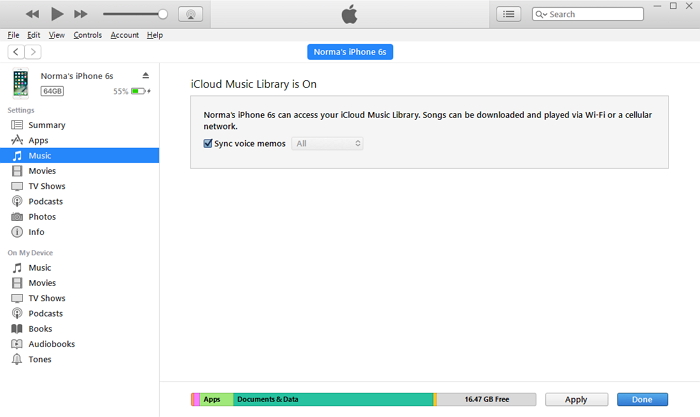 Przenieś notatki głosowe z iPhone'a na komputer za pomocą iTunes