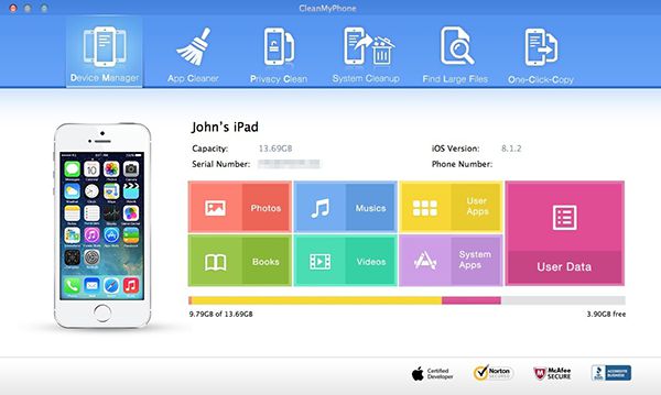 iphone czystsze mac