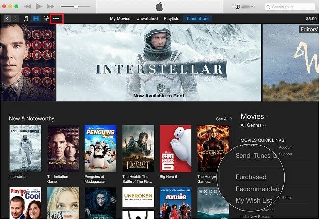 Odzyskaj usunięte filmy kupione w iTunes