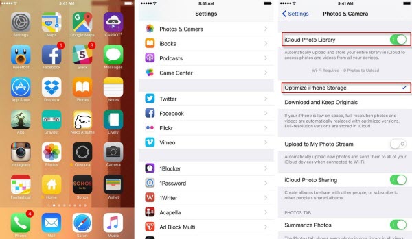 Pełny błąd pamięci iPhone'a