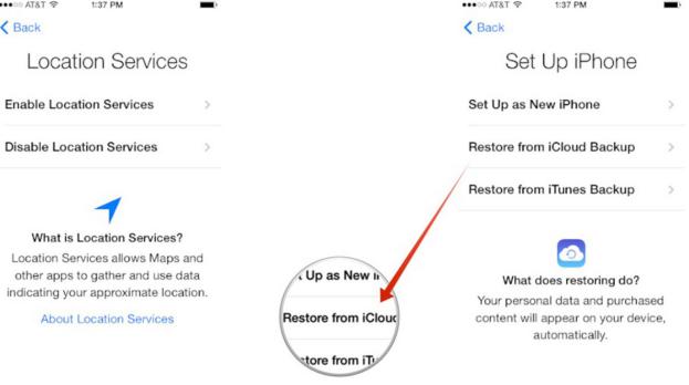 wprowadź swoje dane logowania do iCloud