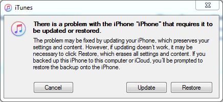 przywróć iPhone'a za pomocą iTunes lub Findera