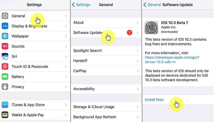 Zaktualizuj iOS do najnowszej wersji