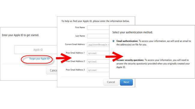 zmień hasło e-mail do icloud na iPhonie