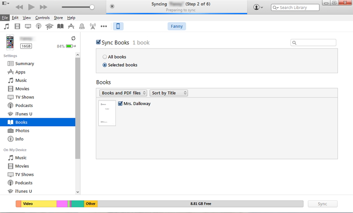 synchronizuj książki z iPada do iTunes