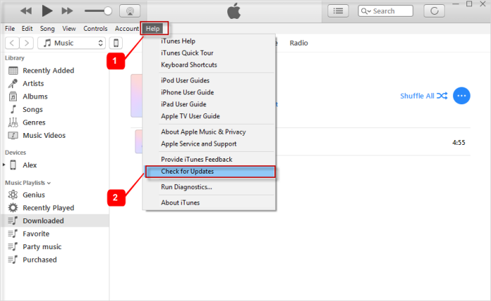 Aktualizacja iTunes