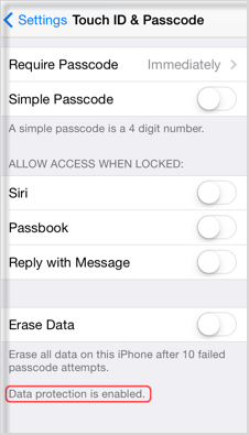 Zaszyfruj iPhone'a