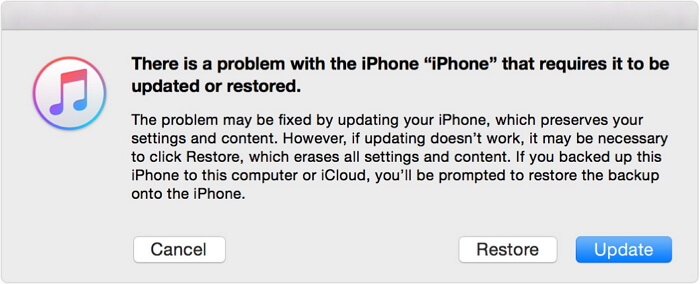 zresetuj iPhone'a 6 za pomocą iTunes