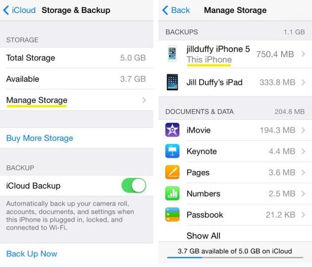 zarządzać pamięcią iPhone'a