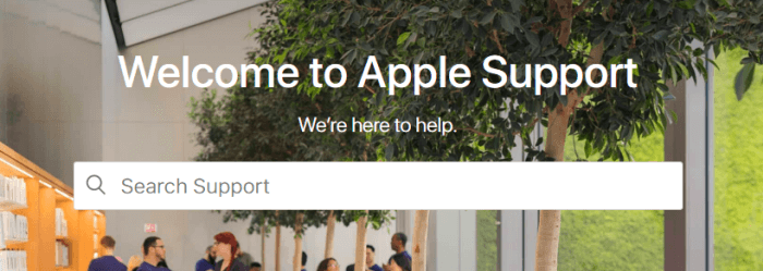 Wsparcie Apple