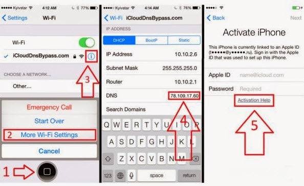 blokada icloud