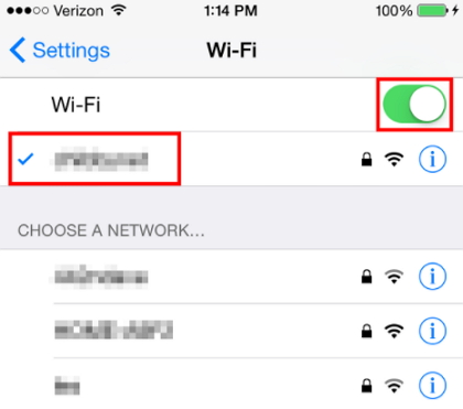 Sprawdź sieć Wi-Fi