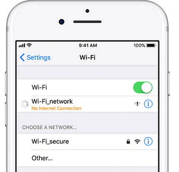 sprawdź połączenie internetowe iPhone'a