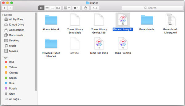 Lokalizacja biblioteki iTunes na komputerze Mac