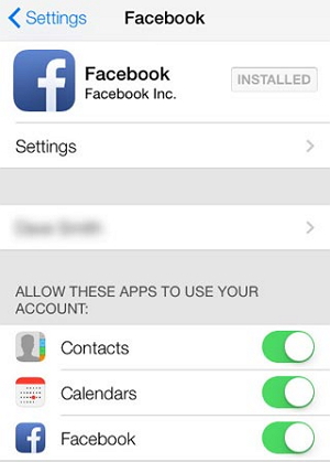 zatrzymaj synchronizację kontaktów z facebooka