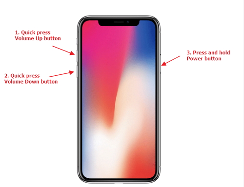 twardy reset iPhone'a X