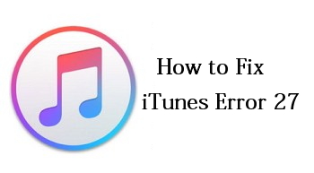 Błąd iTunes 27