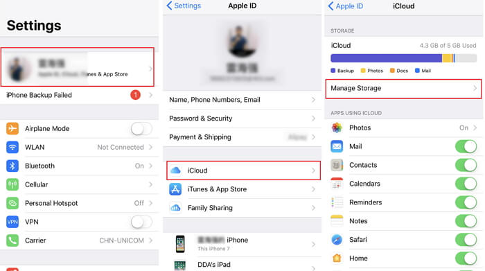 Kopia zapasowa icloud