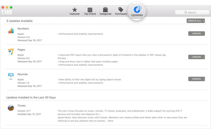 zaktualizuj iTunes na Macu