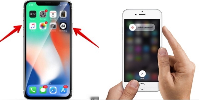 uruchom ponownie iPhone'a