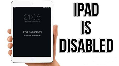 iPad jest wyłączony Połącz z iTunes