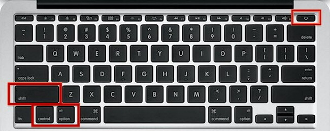 zresetuj smc macbook air