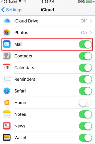 skonfiguruj-icloud-mail-na-iphone