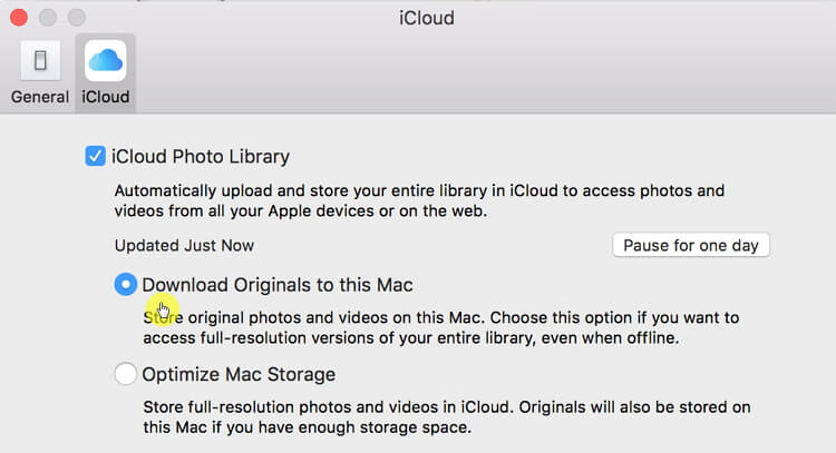 Pobierz zdjęcia iCloud na komputer Mac