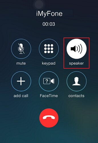 Tryb głośnika iPhone'a
