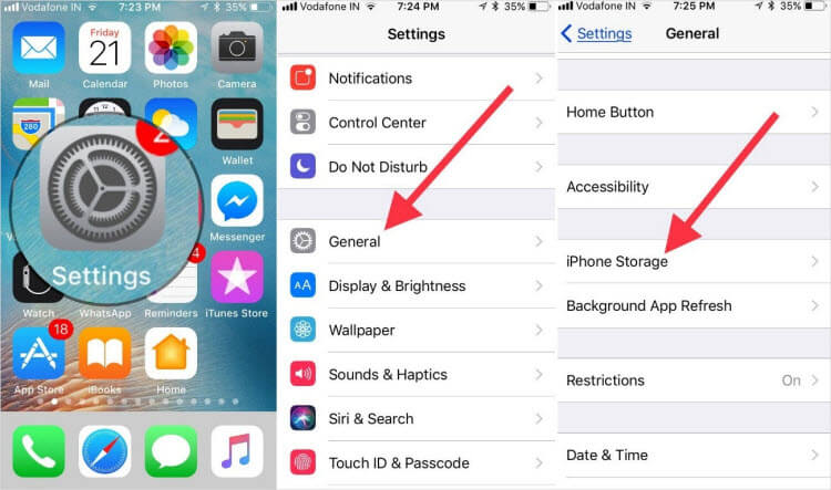 odciąż aplikację na iPhone'a
