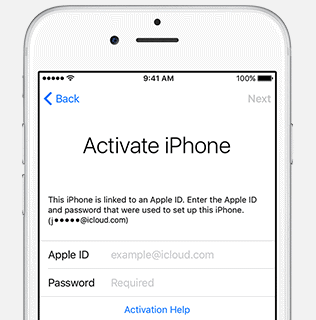 Blokada aktywacji iPhone'a