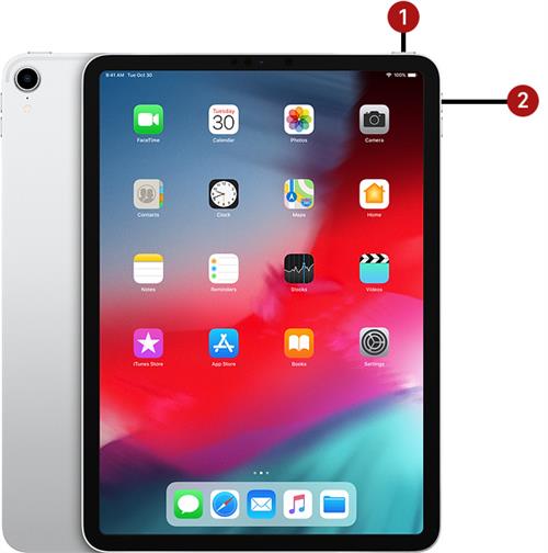 uruchom ponownie ipad