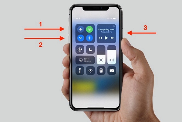uruchom ponownie iPhone'a