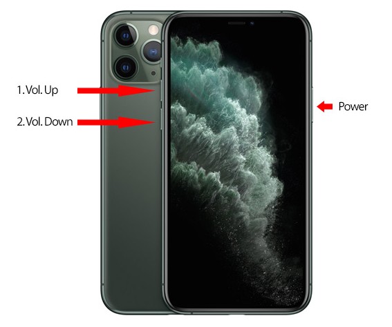wymuś ponowne uruchomienie iPhone'a 11