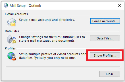 rozmiar folderu programu Outlook