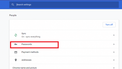 wyświetl hasła chrome na Macu