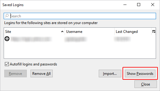 przeglądaj hasła do Firefoxa na Macu