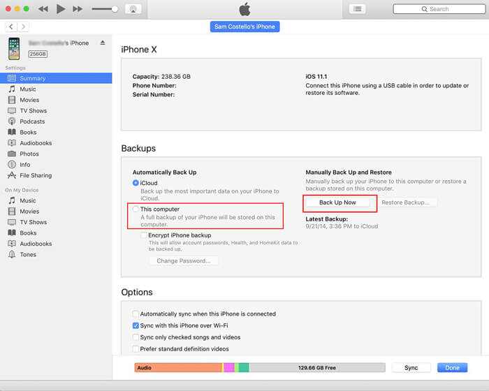 snyc-iphone-to-itunes-za pomocą-kabla