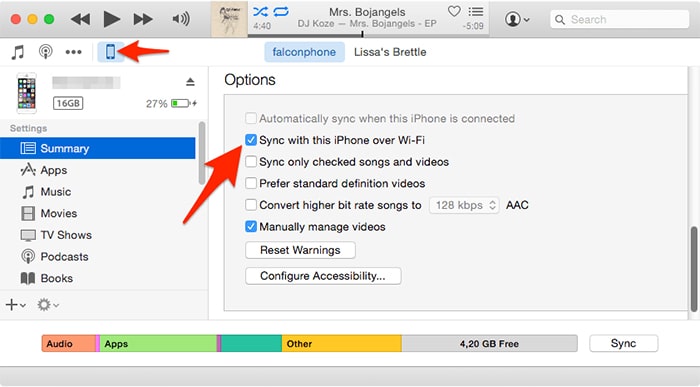 iTunes-whatsapp-backup-bezprzewodowo-1