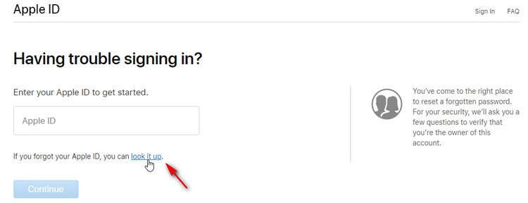 Wyszukaj Apple ID