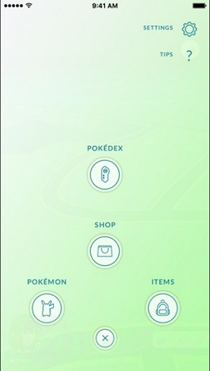 ustawienia pokemon go